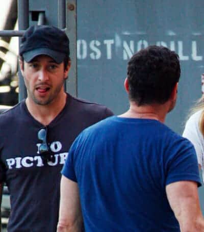 alex on set alex on set