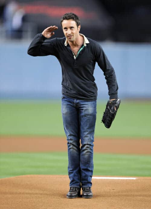 Alex O'Loughlin at Dodgers Game Alex O'Loughlin at Dodgers Game