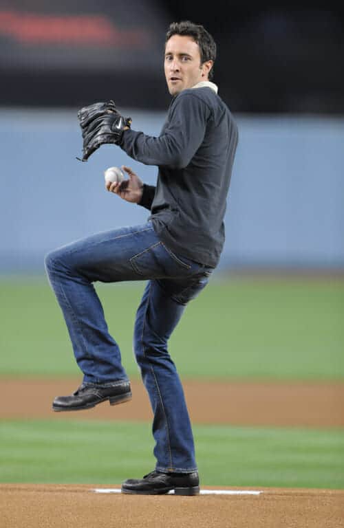 Alex O'Loughlin at Dodgers Game Alex O'Loughlin at Dodgers Game