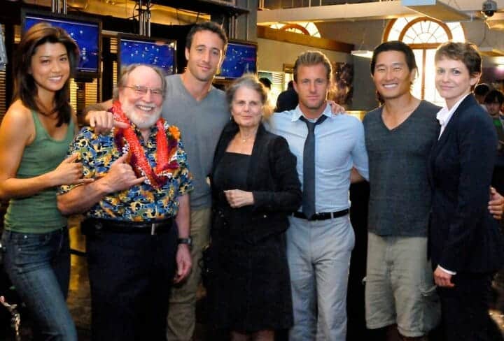 Hawaii Five-0 cast with Hawaii